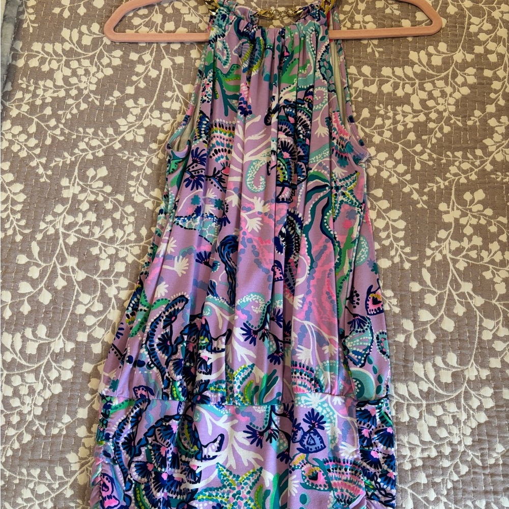 Lilly Pulitzer halter with Chain Strap